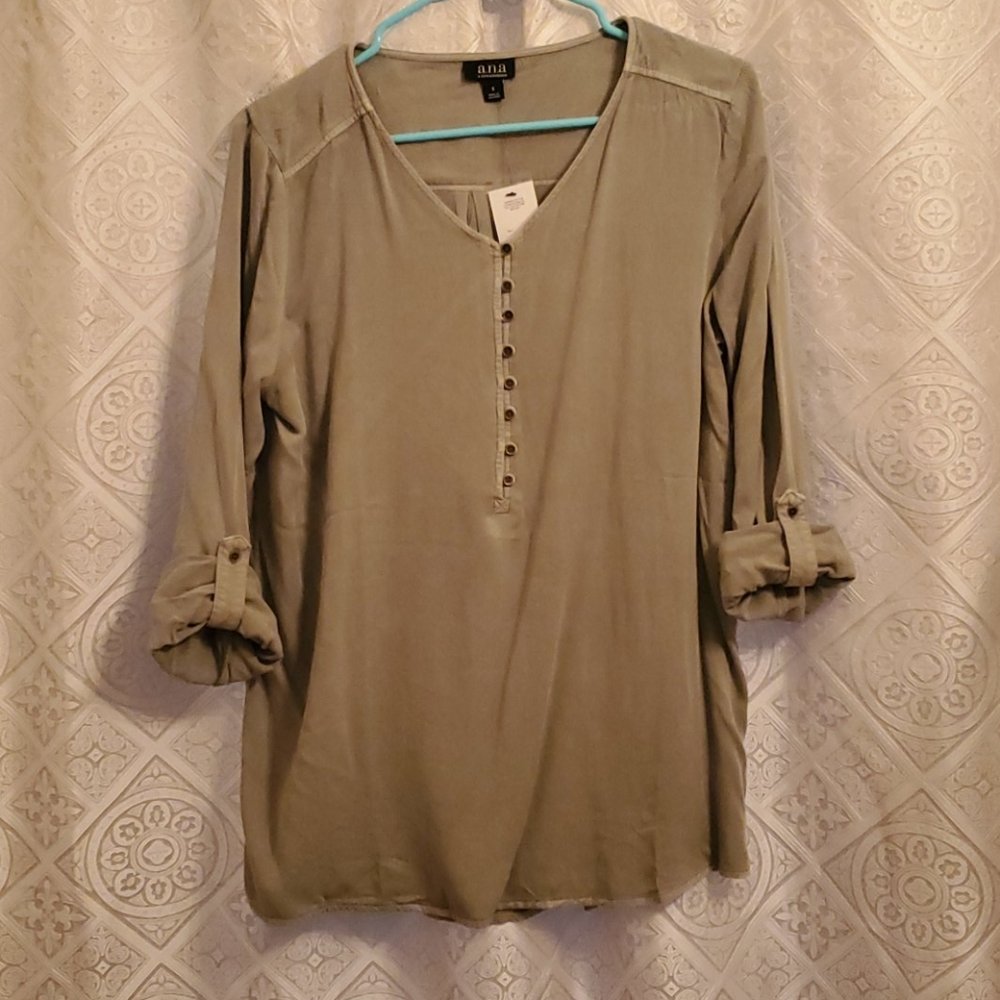 Button front blouse